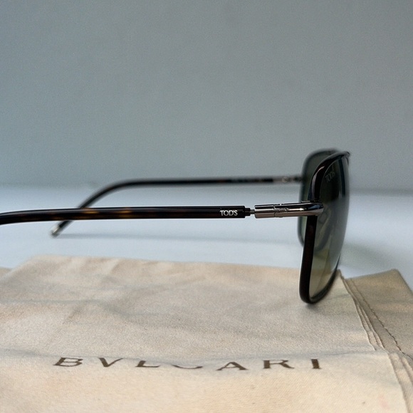 NWOB Tod’s Metal Brown Square Sunglasses ~ TO 36 14F - Picture 4 of 16